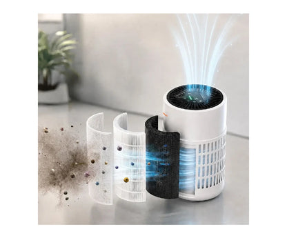 Porodo Smart Air Purifier with 3 Layer H13 HEPA Filter