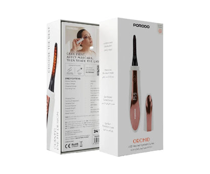 Porodo Orchid LED Heated Eyelash Curler