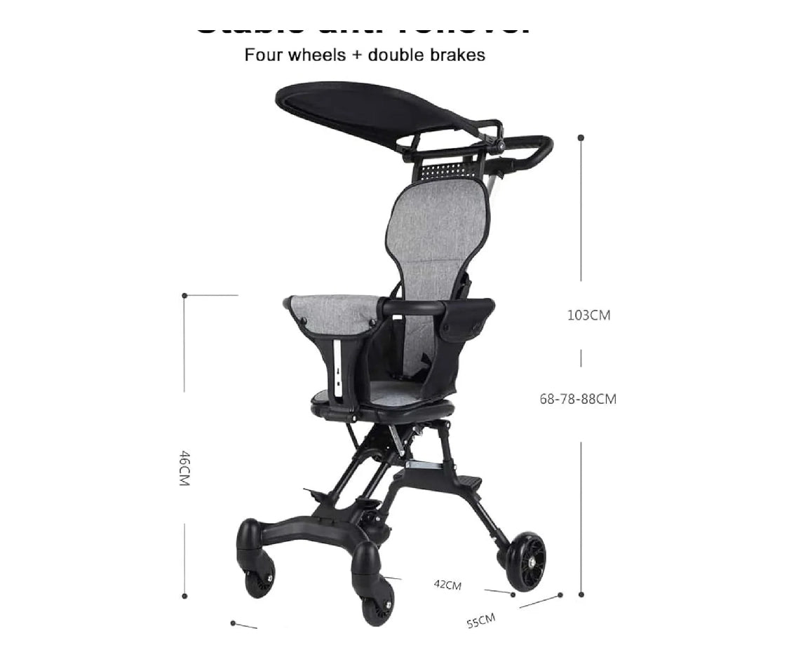 Lightweight Foldable Baby Stroller