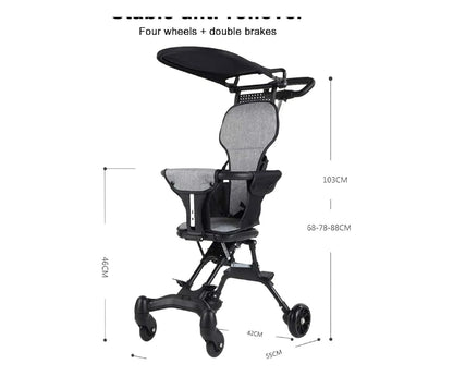 Lightweight Foldable Baby Stroller