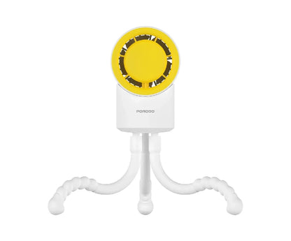 Porodo Coolflex Mini Handheld Fan with Flexible Tripods
