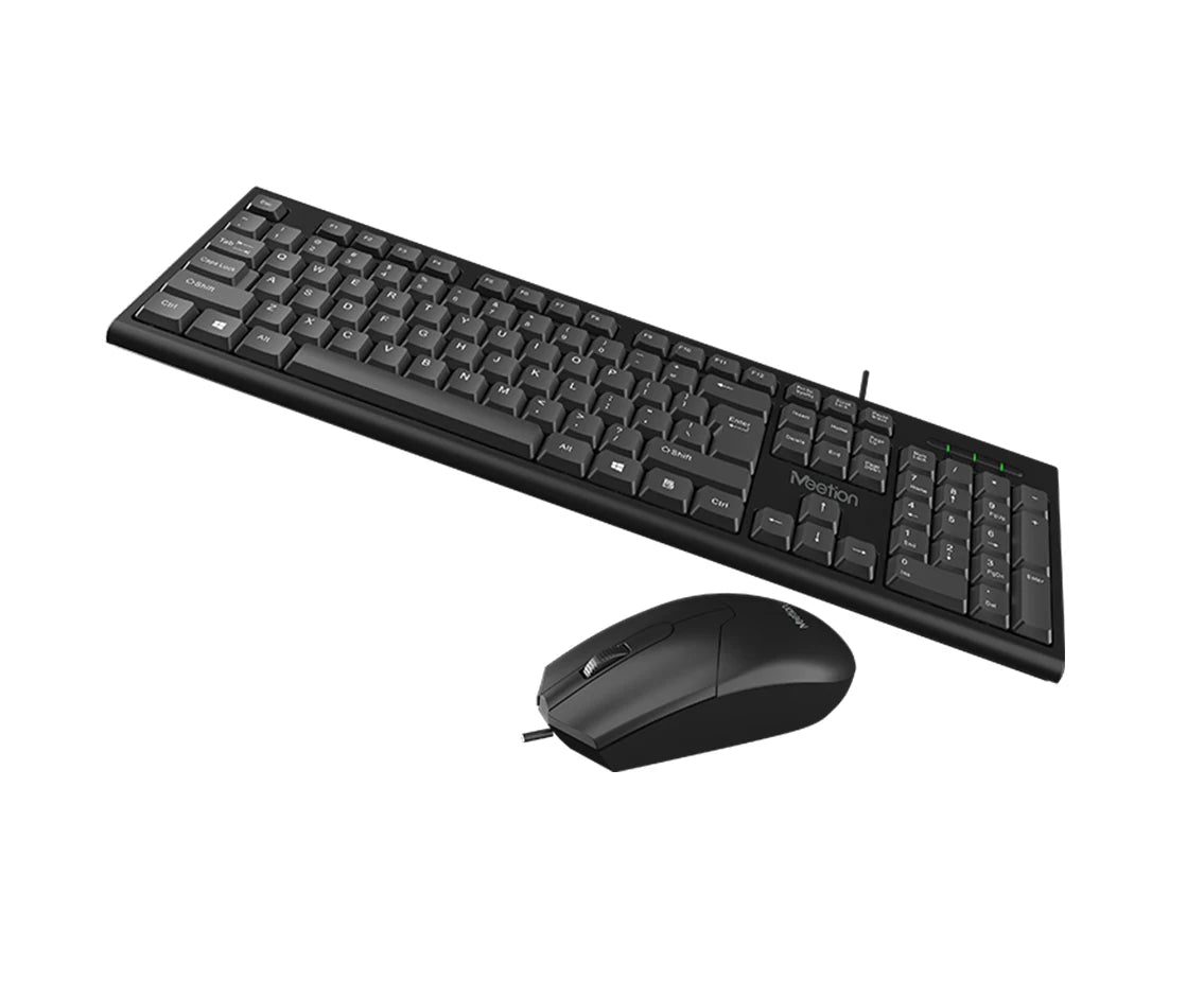 Meetion MT-C100 USB Corded Keyboard & Mouse Combo