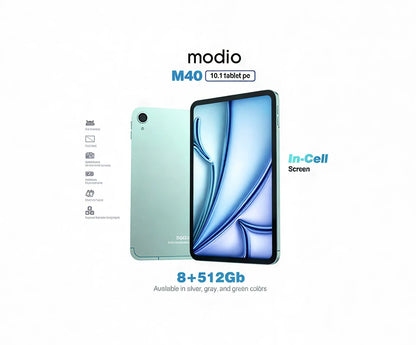 Modio M40 10.1-inch Tablet PC – Grey