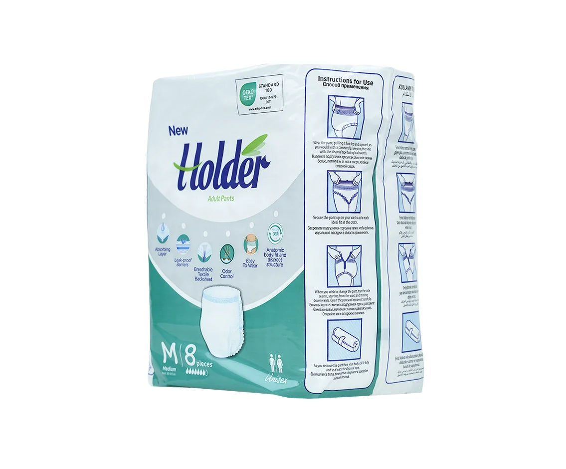 Holder Adult Diapers Pants Medium 8's