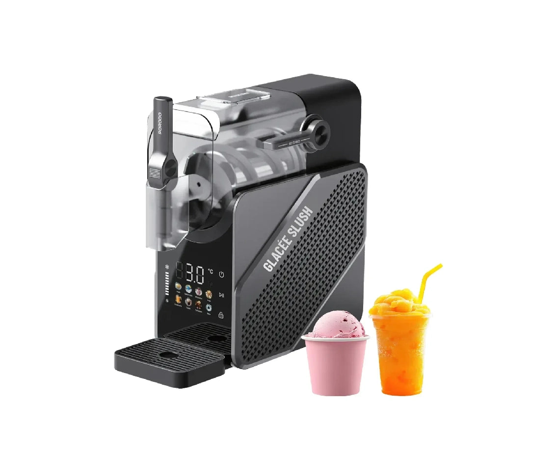 Porodo Glacee 2 in 1 Slushie & Ice Cream Maker Cooling Control Display