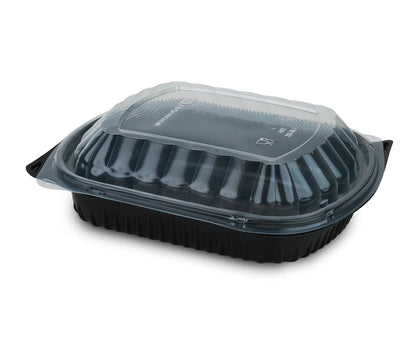 Micro Black Base 1 Compartment With Lid 1X250 Pieces