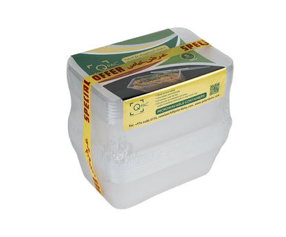 Microwave 750 Ml Container Q Pac 5 X 2 Pieces