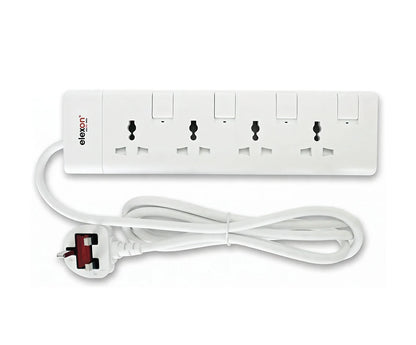 902S Elexon Extension – 3 Sockets, 2M with 4 USB Ports