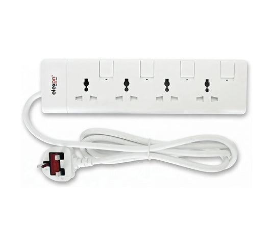 902S Elexon Extension – 3 Sockets, 2M with 4 USB Ports