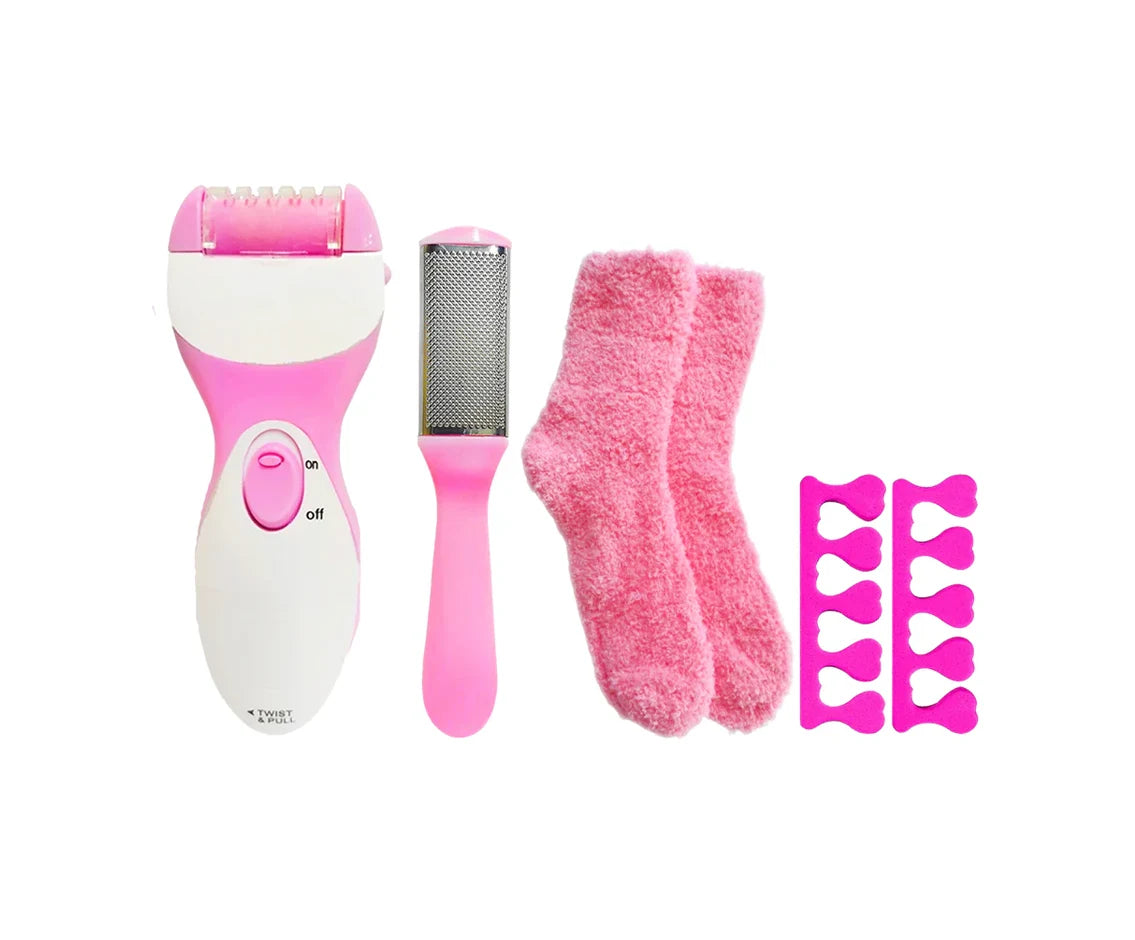 4 In 1 Gel Socks & Foot Care Kit