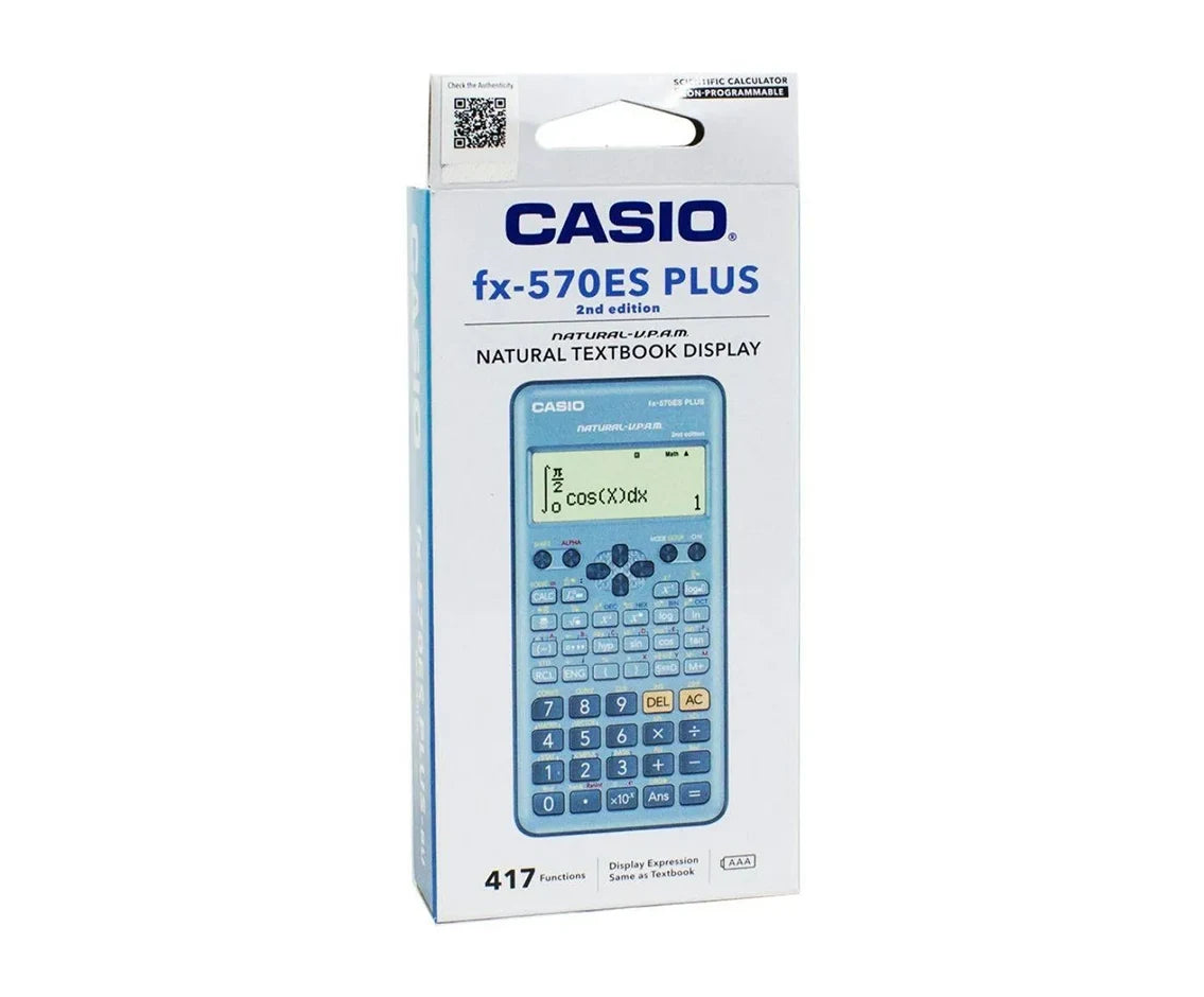 Casio Scientific Calculator FX-570ES Plus 2nd Edition – Blue