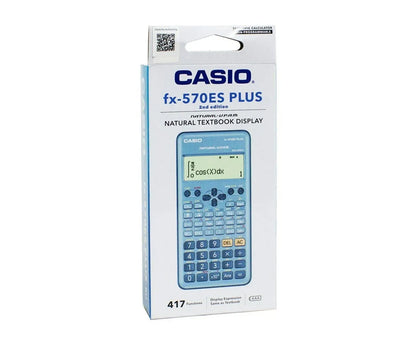 Casio Scientific Calculator FX-570ES Plus 2nd Edition – Blue