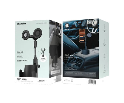 Green Lion Duo Mag 2 in 1 Car cup holder