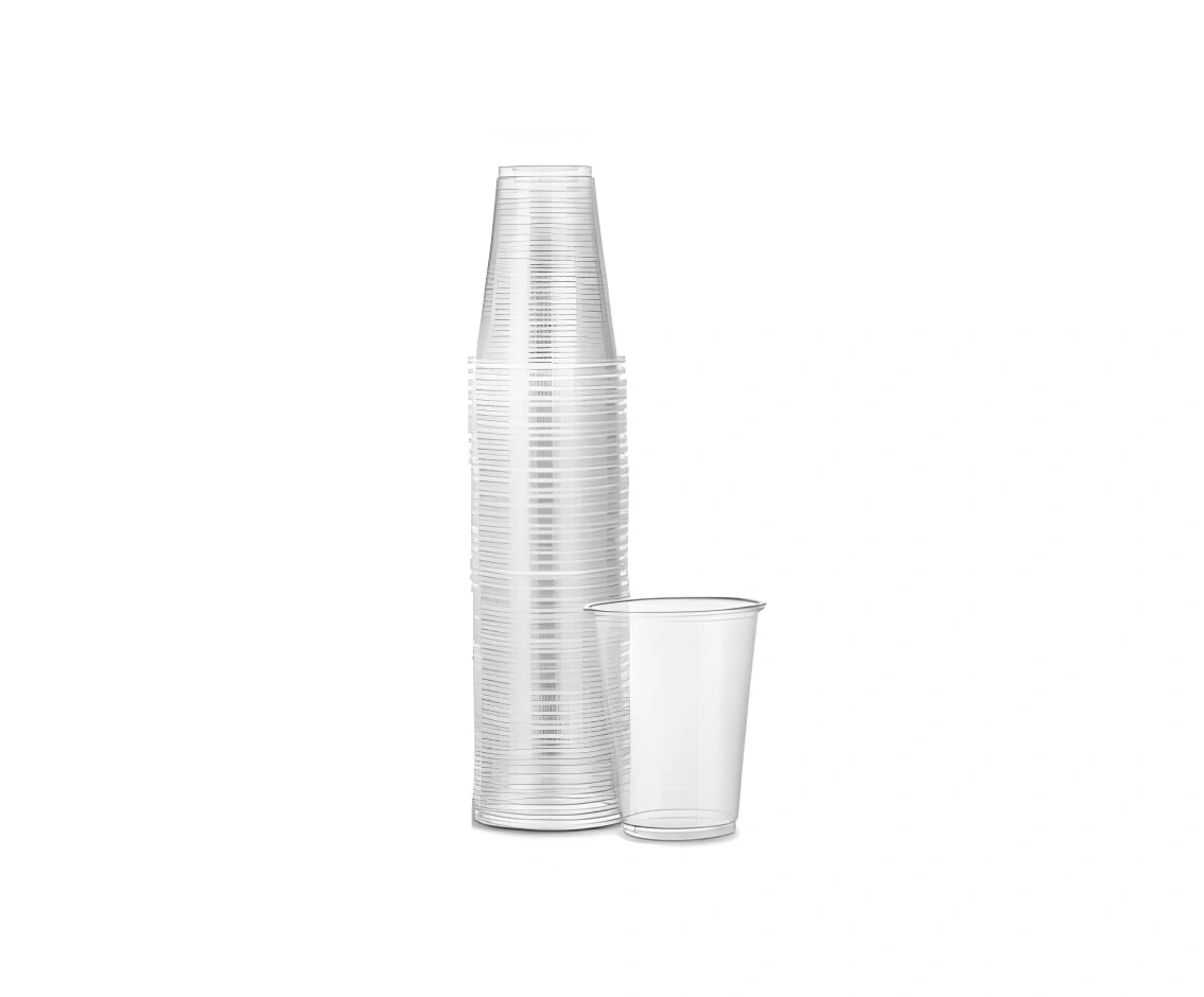 Plastic Glass Clear Q Pac 1x50 Pieces