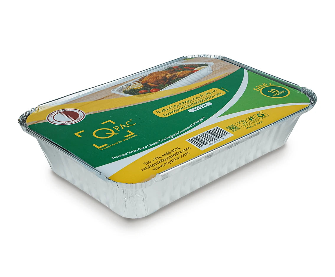 Aluminium Container 8389 Q Pac 1X10 Pieces