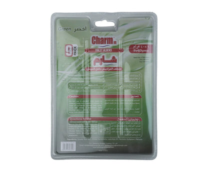 Charmm Toilet Blocks Green 9x40 Gm 1 Piece
