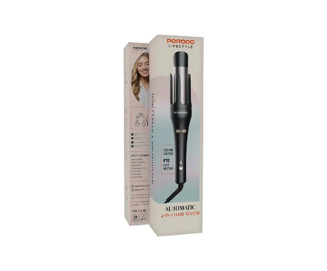 Porodo Automatic 2-In-1 Hair Styler
