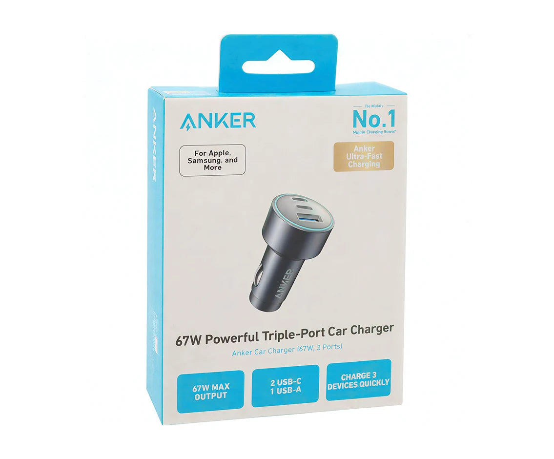 Anker 535 Triple-Port Car Charger 67W (A2731HA1)