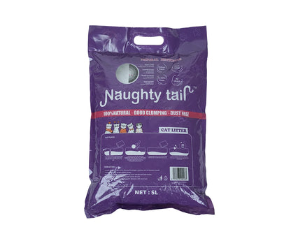 Naughty Tail  Bentonite Cat  Litter  5L-Lavender