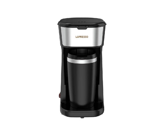 Lepresso Drip Coffee Brewer Machine with Travel Mug