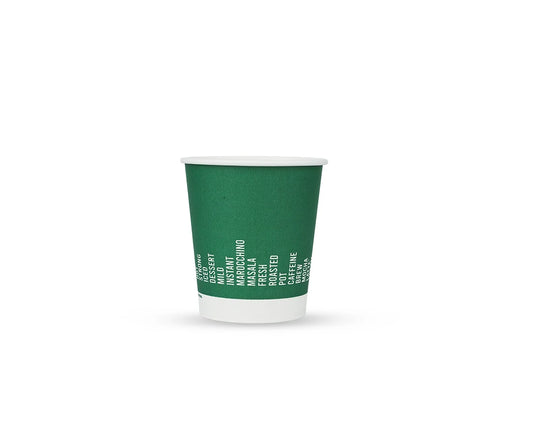 Paper Cup 6 Oz  Green 1x50 Piece