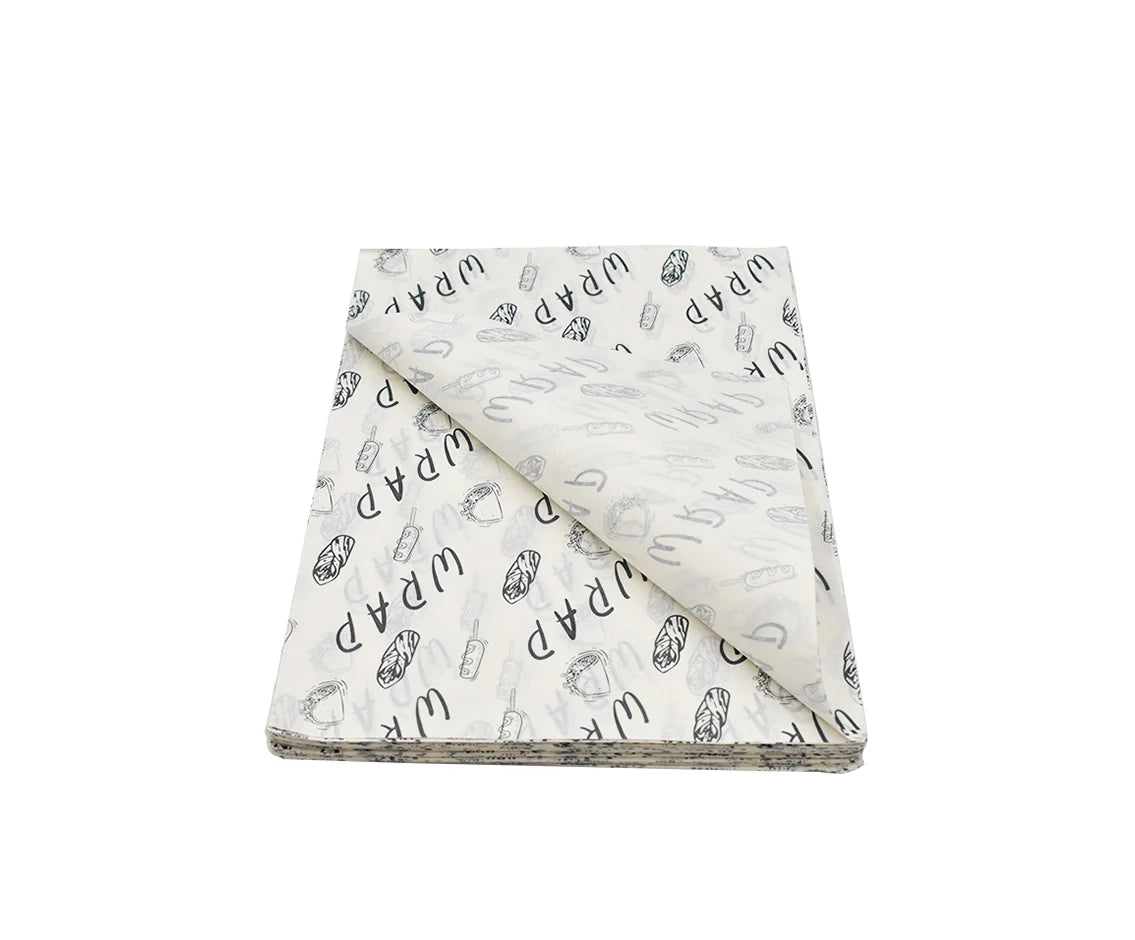 Sandwitch Paper Printed Grey 300 Piece x 1 Packet