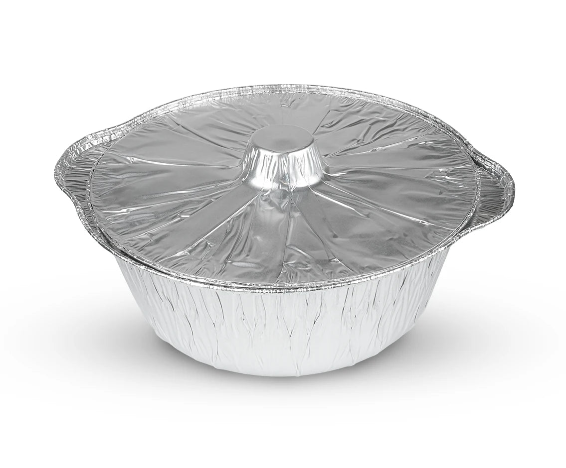 Aluminum Round Pot 340 (5050 ml) 1x100 Pieces
