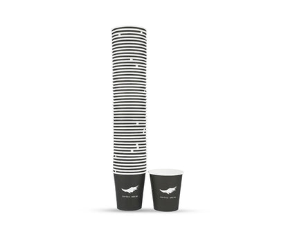 Paper Cup 7 Oz Black Q Pac  1x50 Piece