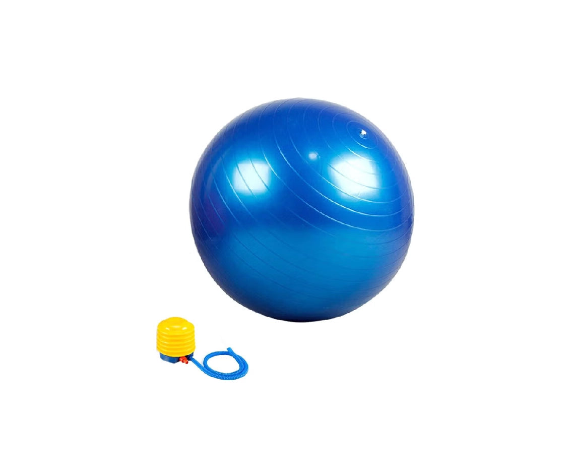 Gym Ball with Foot Pump – Professional Exercise, Yoga & Fitness Stability Ball 65CM
