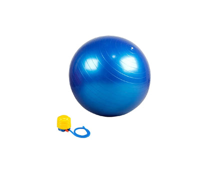 Gym Ball with Foot Pump – Professional Exercise, Yoga & Fitness Stability Ball 65CM