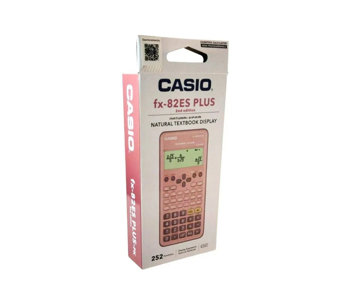 Casio Calculator FX-82ES Plus – Pink