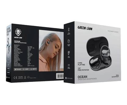 green lion ocean open ear headphones