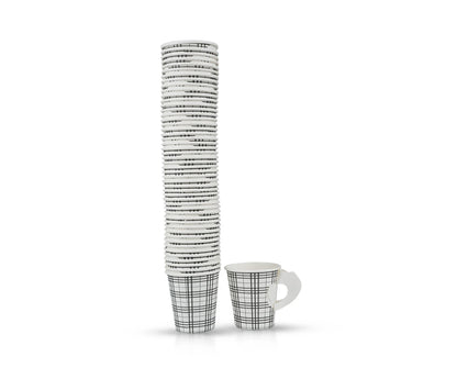 Paper Cup With Handle 7 Oz Q Pac 1X50 Pieces