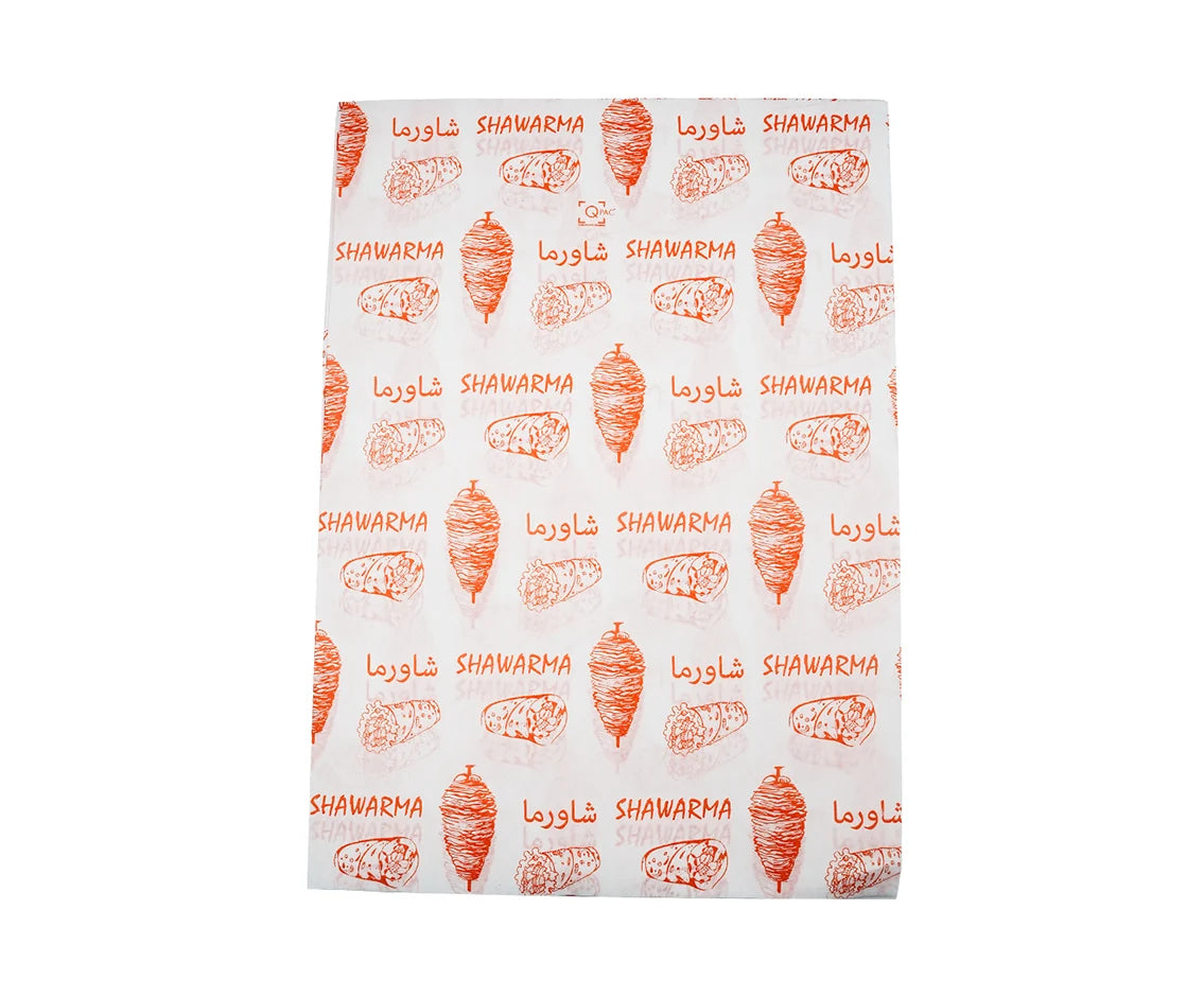 Sandwitch Paper Printed Orange 1 Kg x 1 Packet