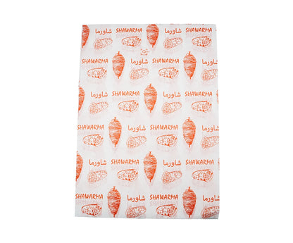 Sandwitch Paper Printed Orange 1 Kg x 1 Packet