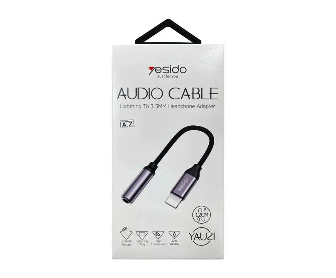 Yesido YAU-21 Lightning to 3.5mm Female Audio Adapter