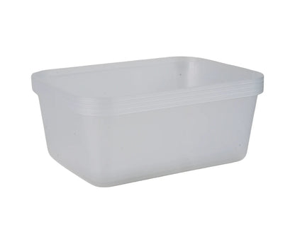 Microwave 1500Ml Rectangle Container Q Pac 1X5 Piece
