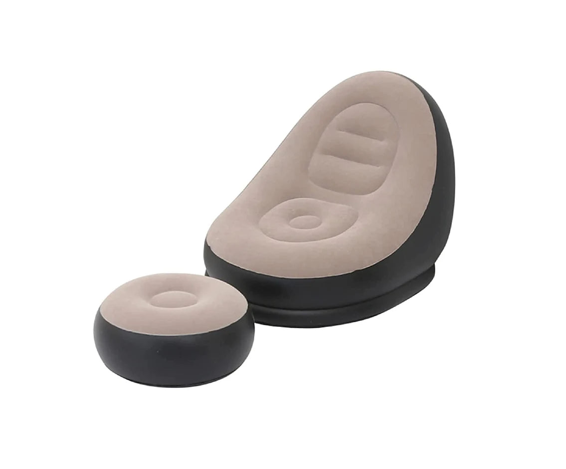 Inflatable Flocked Lounge Chair