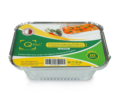 Aluminium Container 8342 Q Pac 1X10 Pieces