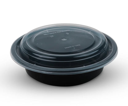 Micro 16 Oz Round Black Base Q Pac 1X5