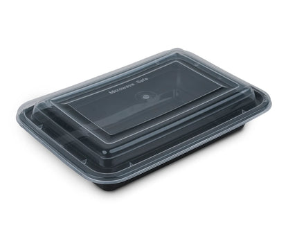 Microwave 16 Oz Rectangle Container Q Pac 1X5 Piece