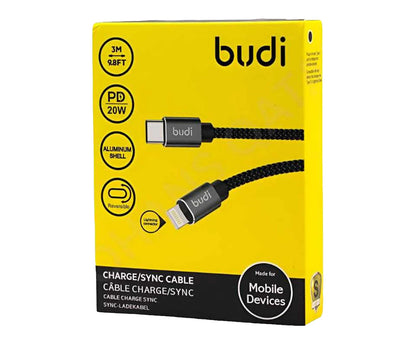 Budi USB-C to Lightning Cable – 3M