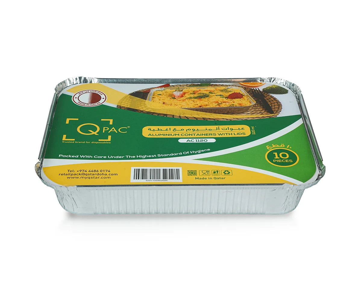 Aluminium Container 1120 Q Pac 1X10 Pieces