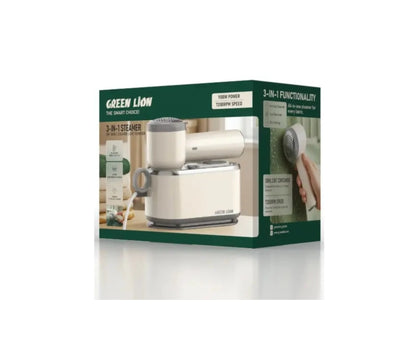 Green Lion 3 In 1 Steamer Dry Iron, Steamer, Lint Remover