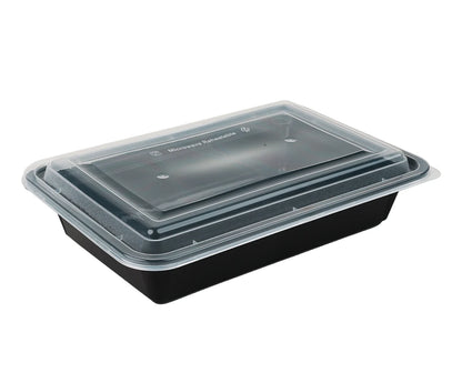 Microwave 32 Oz Rectangle Container Q Pac 1X5 Piece