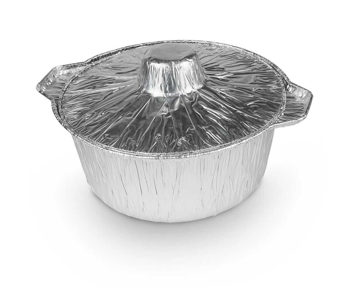 Aluminium Round Pot 250 (1980 ml)  1x150 Pieces