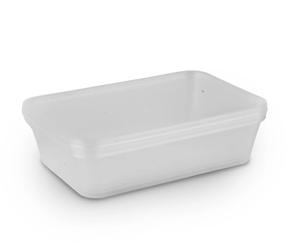 Microwave 500Ml Rectangle Container Q Pac 1X5 Piece