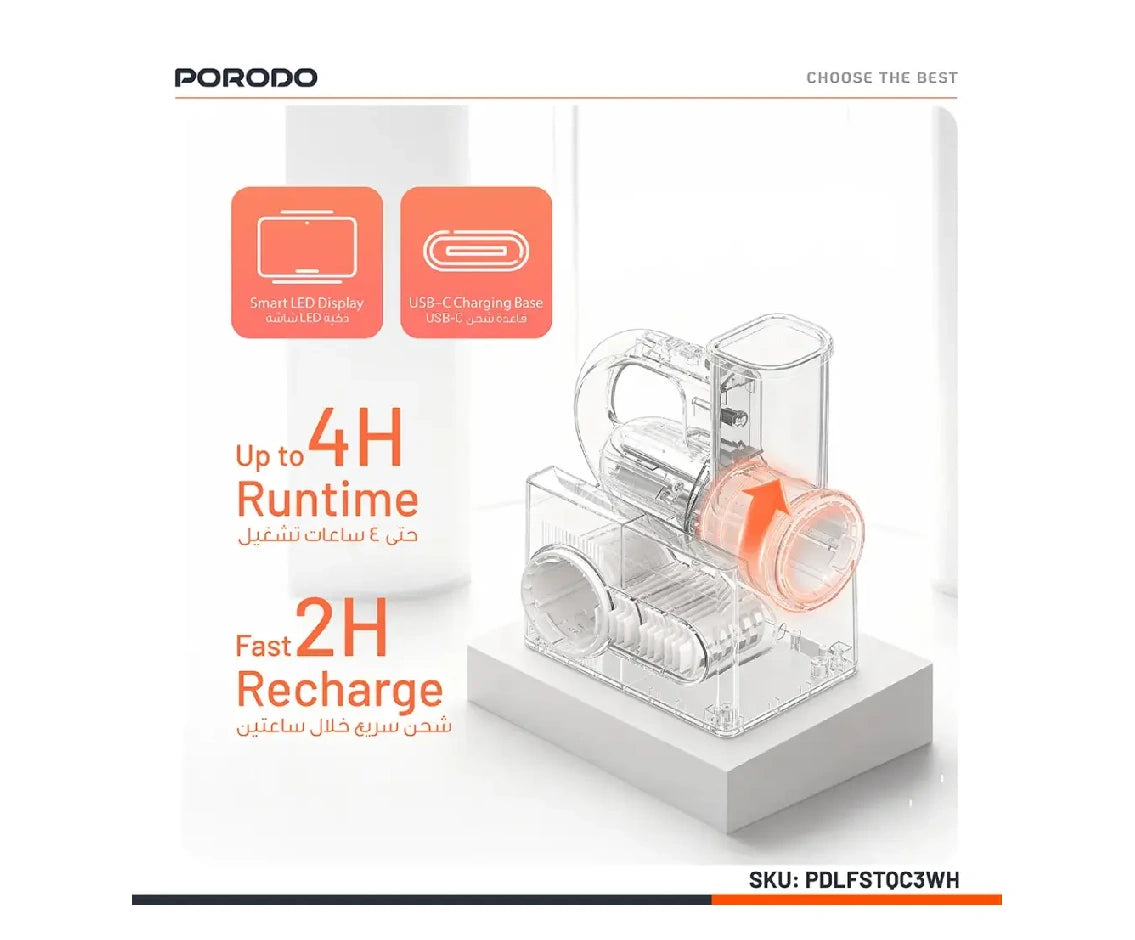 Porodo Multi Functional Salad Maker 4 Slicing Blades