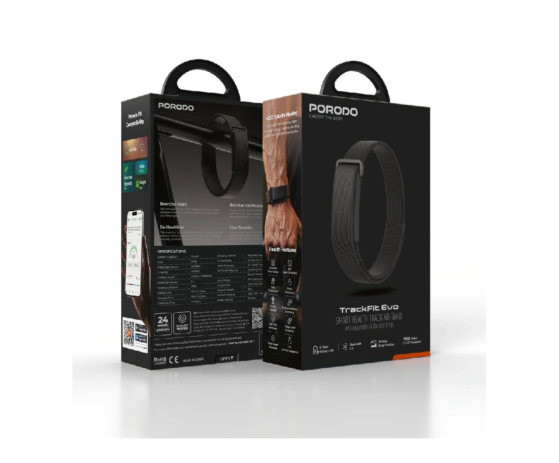 Porodo Track Fit Evo Smart Health Tracking Band