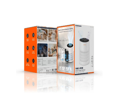 Porodo Smart Air Purifier with 3 Layer H13 HEPA Filter